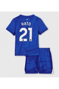 Chelsea Jorrel Hato #21 Babyklær Hjemme Fotballdrakt til barn 2025-26 Korte ermer (+ Korte bukser)